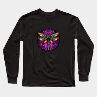 Neon Dragonfly Long Sleeve T-Shirt